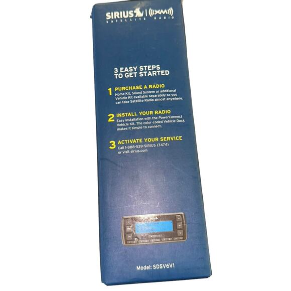 NIB Sirius Stratus 6 XM Satellite Radio & Vehicle Kit - Picture 4 of 7